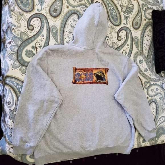 Disney Cruise 🛳 Line Pullover Hoodie Size XXXL L👀K Captain Mickey - Picture 10 of 16